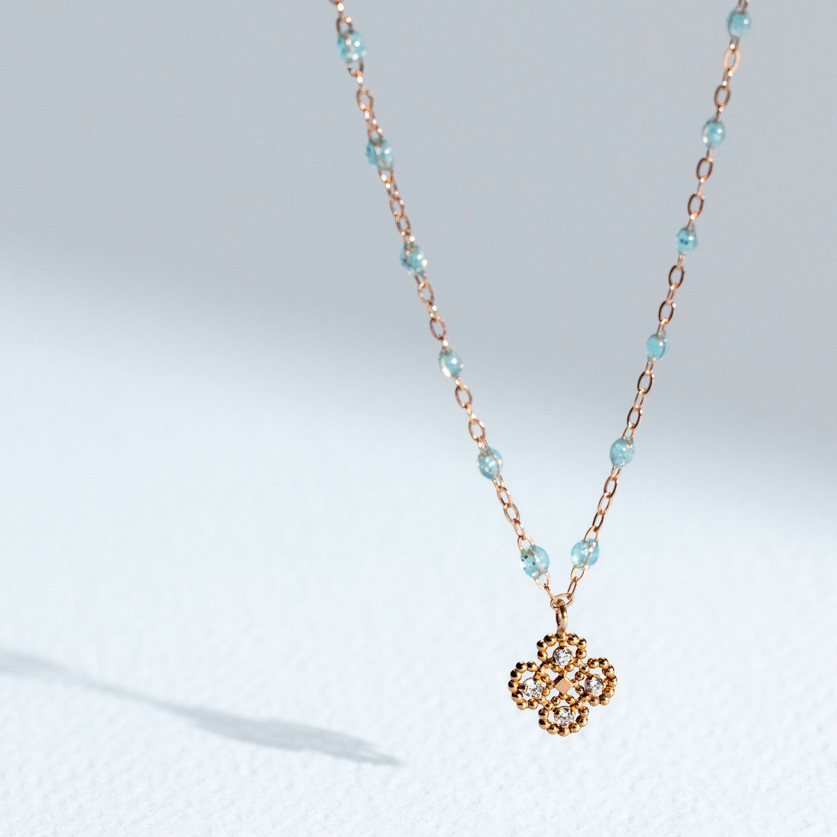 Classic Gigi Aqua Necklace