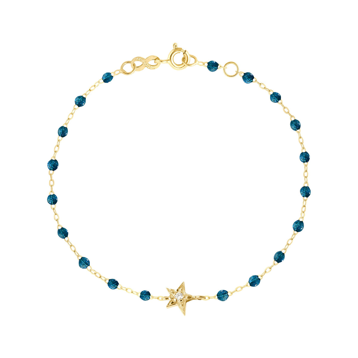 Star Classic Gigi Jungle diamond bracelet, Yellow Gold, 6.7 