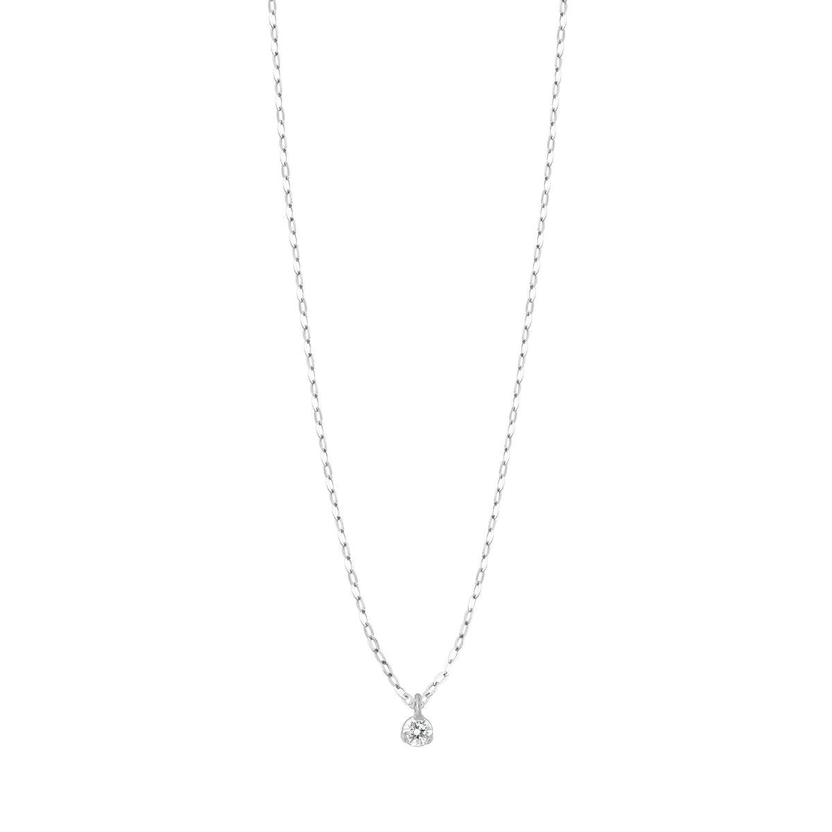 Pure Gigi Suprême 1 Diamond Necklace, White Gold, 16.5