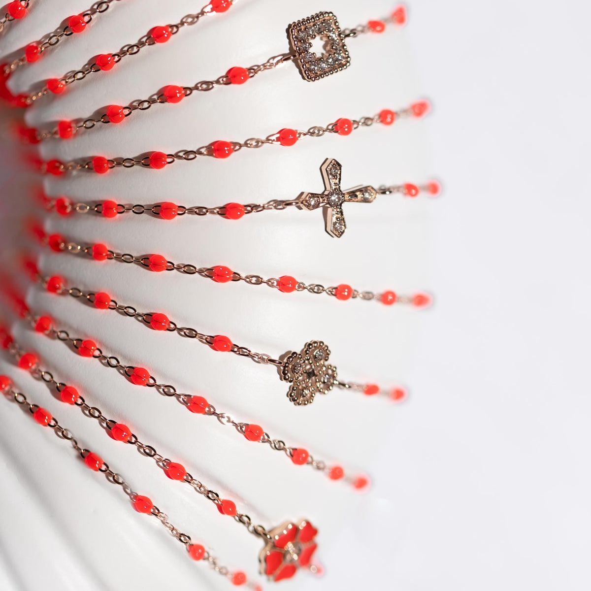 Classic Gigi Bracelet - 6.7in - Coral
