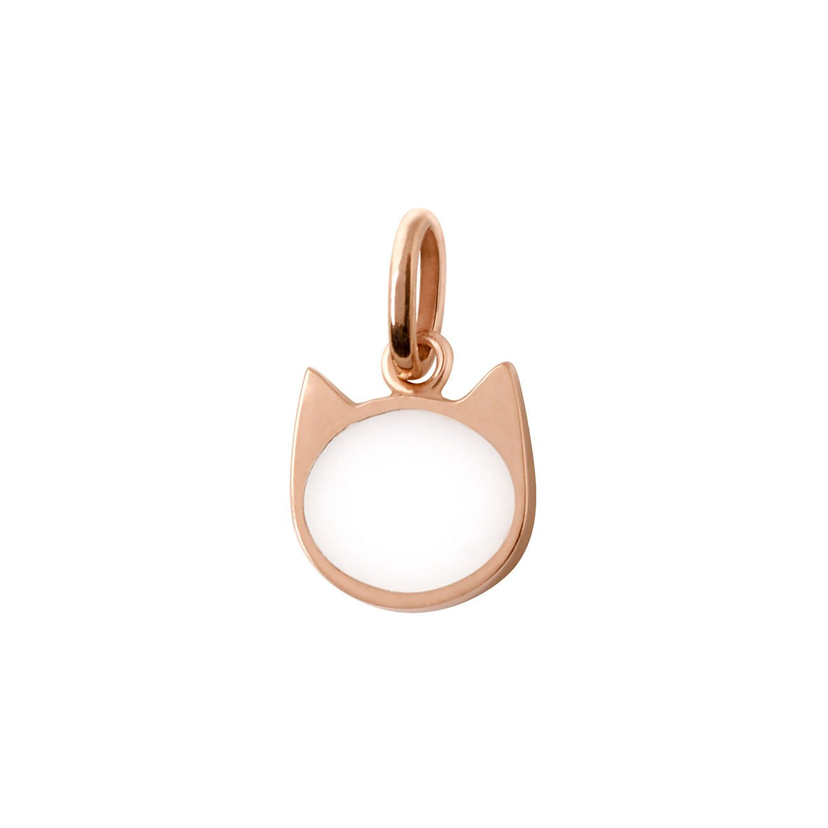 Rose gold cat pendant cheap