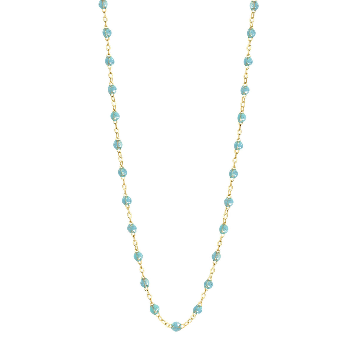 アクセサリー GIGI K18 gold line necklace 800mm Classic Gigi Aqua necklace, Yellow Gold, 16.5