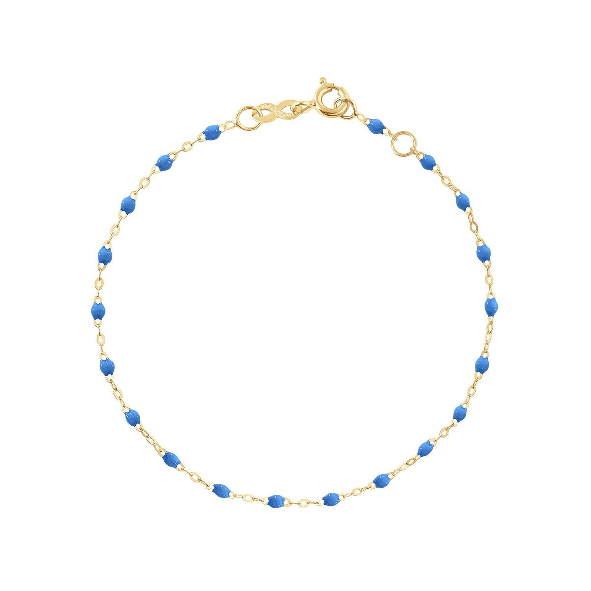Classic Gigi Blue bracelet, Yellow Gold, 6.7