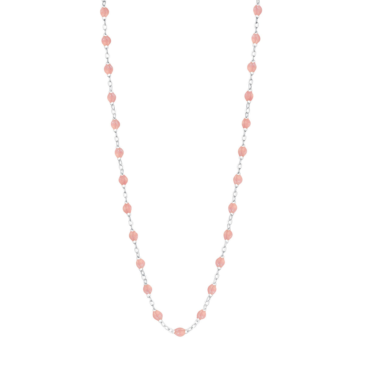 Classic Gigi Blush necklace, White Gold, 16.5" Gigi Clozeau Jewelry