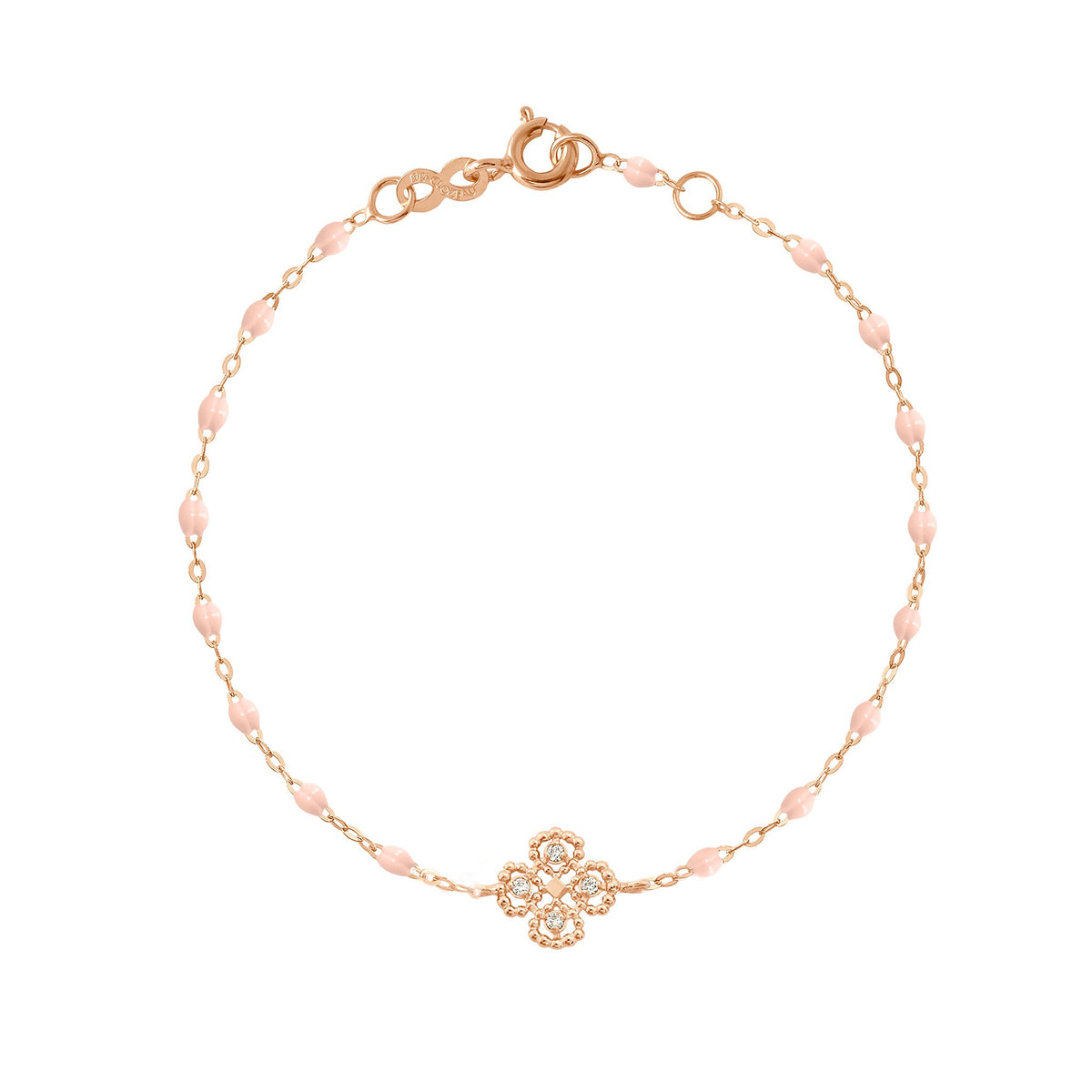 Simple Rose Gold Clover Luck Bracelet