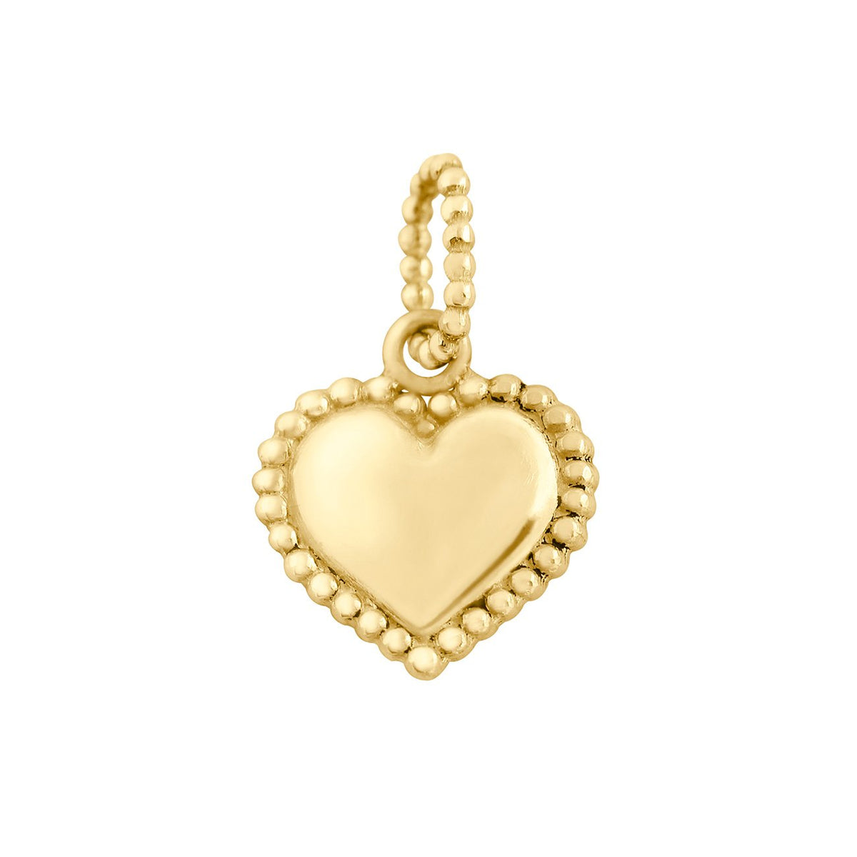 Lucky Heart pendant Yellow Gold Gigi Clozeau Jewelry
