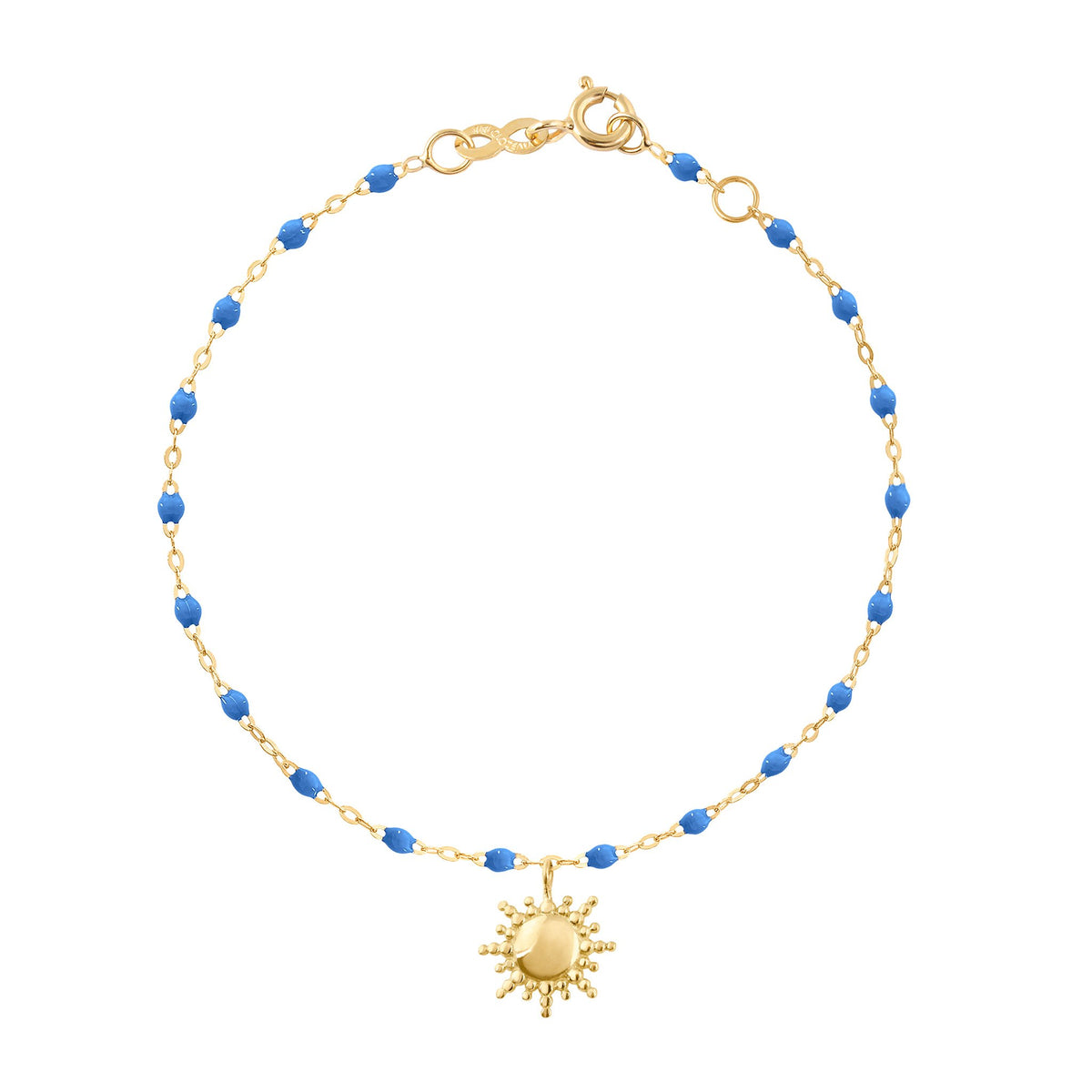 Sun Classic Gigi Blue bracelet, Yellow Gold, 6.7
