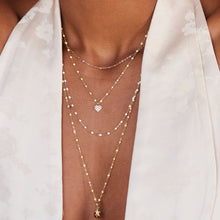 Gigi Clozeau - Classic Gigi Sparkle necklace, yellow gold, 16.5"