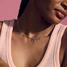 Gigi Clozeau - Mini Gigi Star Turquoise necklace, Rose Gold, 15.7"