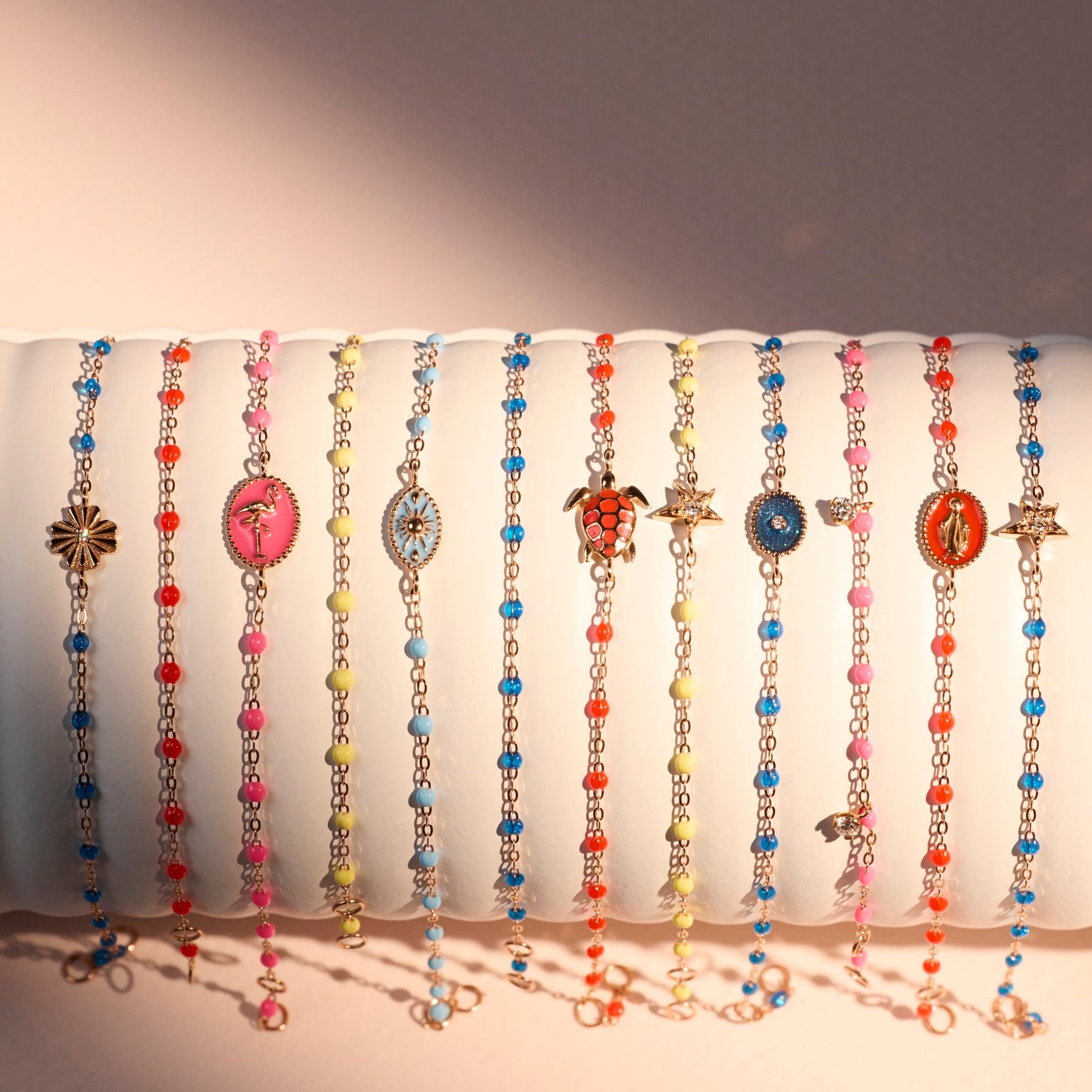 Gigi Clozeau - Karma Turquoise Bracelet, Yellow Gold, 6.7"