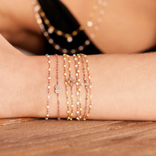 Gigi Clozeau - In Love Diamond Bracelet, Sparkle, Rose Gold, 6.7"