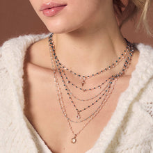 Gigi Clozeau - Croix Lumière Opal Diamond Necklace, Yellow Gold, 16.5"