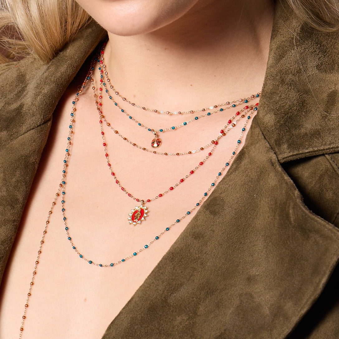 Gigi Clozeau - Classic Gigi Copper necklace, yellow gold, 16.5"