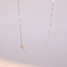 Gigi Clozeau - Star Classic Gigi Aqua diamond necklace, Yellow Gold, 16.5"