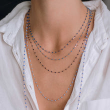 Gigi Clozeau - Classic Gigi Sapphire necklace, rose gold, 16.5"