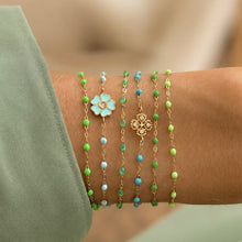 Gigi Clozeau - Classic Gigi Jade bracelet, Yellow Gold, 6.7"