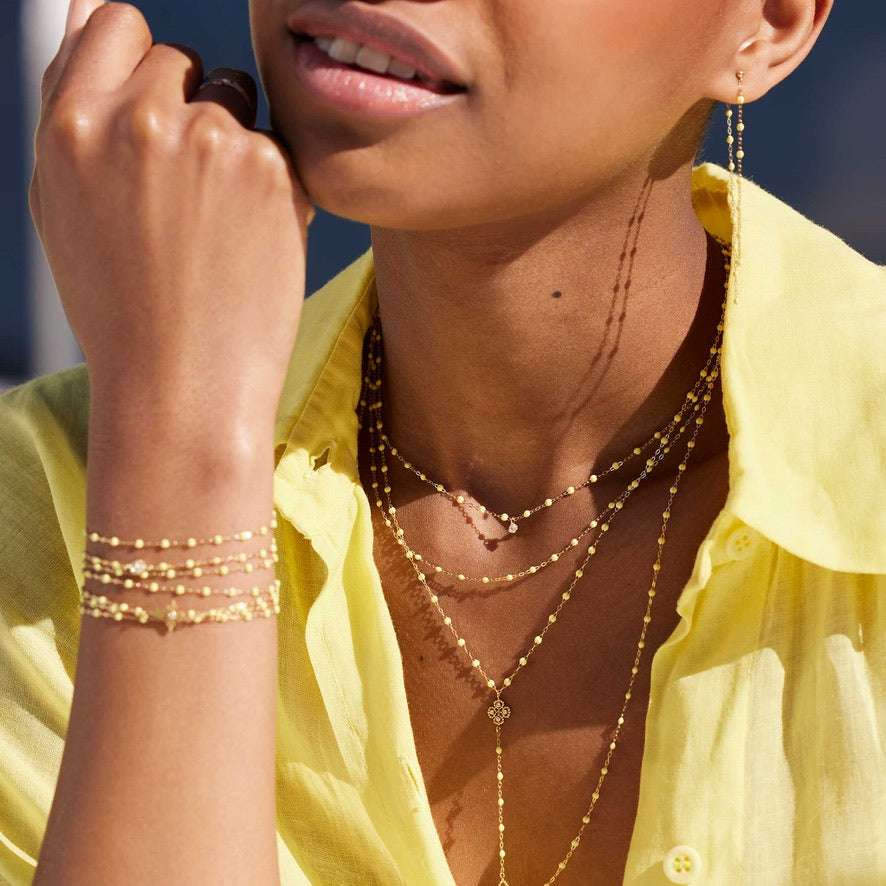 Gigi Clozeau - Classic Gigi Mimosa Bracelet, Yellow Gold, 6.7"