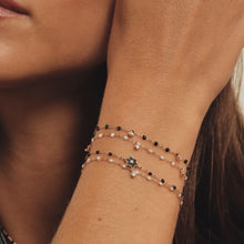 Gigi Clozeau - Étoile Diamond Bracelet, Black, Yellow Gold, 6.7"