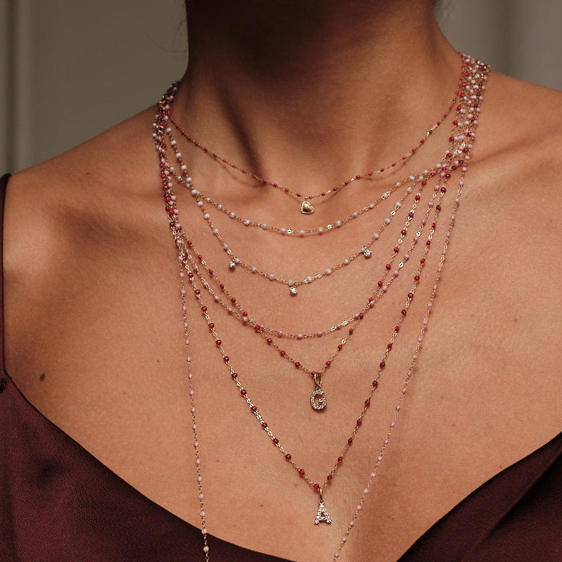Gigi Clozeau - Classic Gigi Ruby necklace, yellow gold, 16.5"
