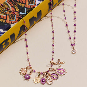 Gigi Clozeau - Madone Galaxy Resin Pendant, Yellow Gold