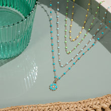 Gigi Clozeau - Classic Gigi Turquoise Green necklace, yellow gold, 16.5"