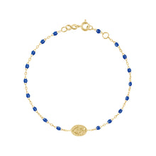 Gigi Clozeau - Madone Charm Classic Gigi Lapis bracelet, Yellow Gold, 6.7"