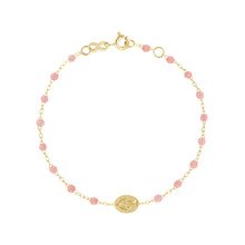 Gigi Clozeau - Madone Charm Classic Gigi Blush bracelet, Yellow Gold, 6.7"
