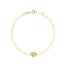 Gigi Clozeau - Madone Charm Classic Gigi Mimosa bracelet, Yellow Gold, 6.7"