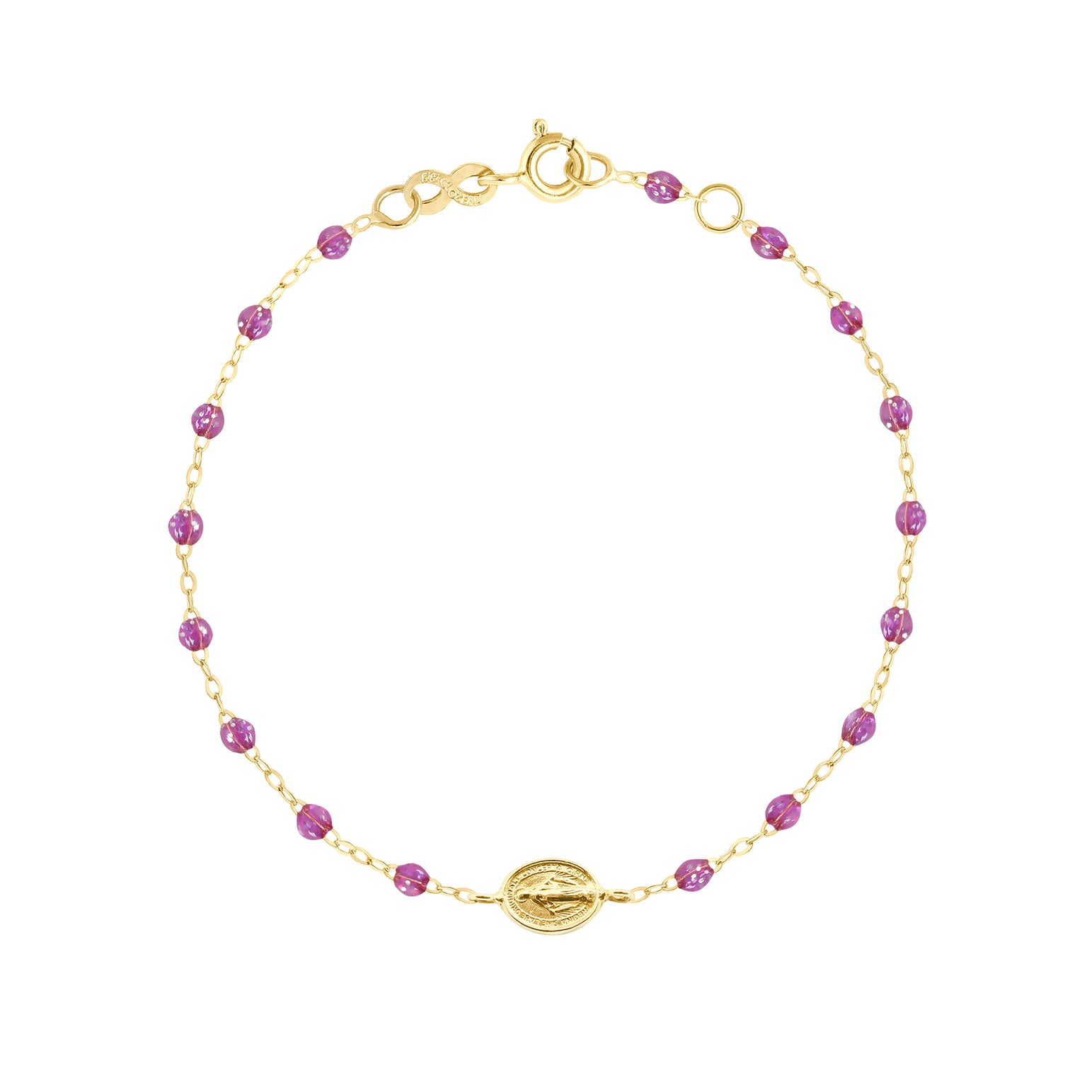 Gigi Clozeau - Madone Charm Classic Gigi Galaxy Bracelet, Yellow Gold, 6.7"