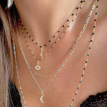 Gigi Clozeau - Classic Gigi Black necklace, yellow gold, 16.5"
