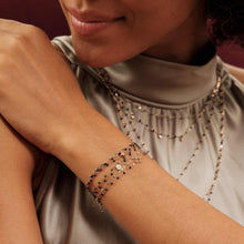 Gigi Clozeau - Puce Classic Gigi Midnight diamond bracelet, Rose Gold, 6.7"