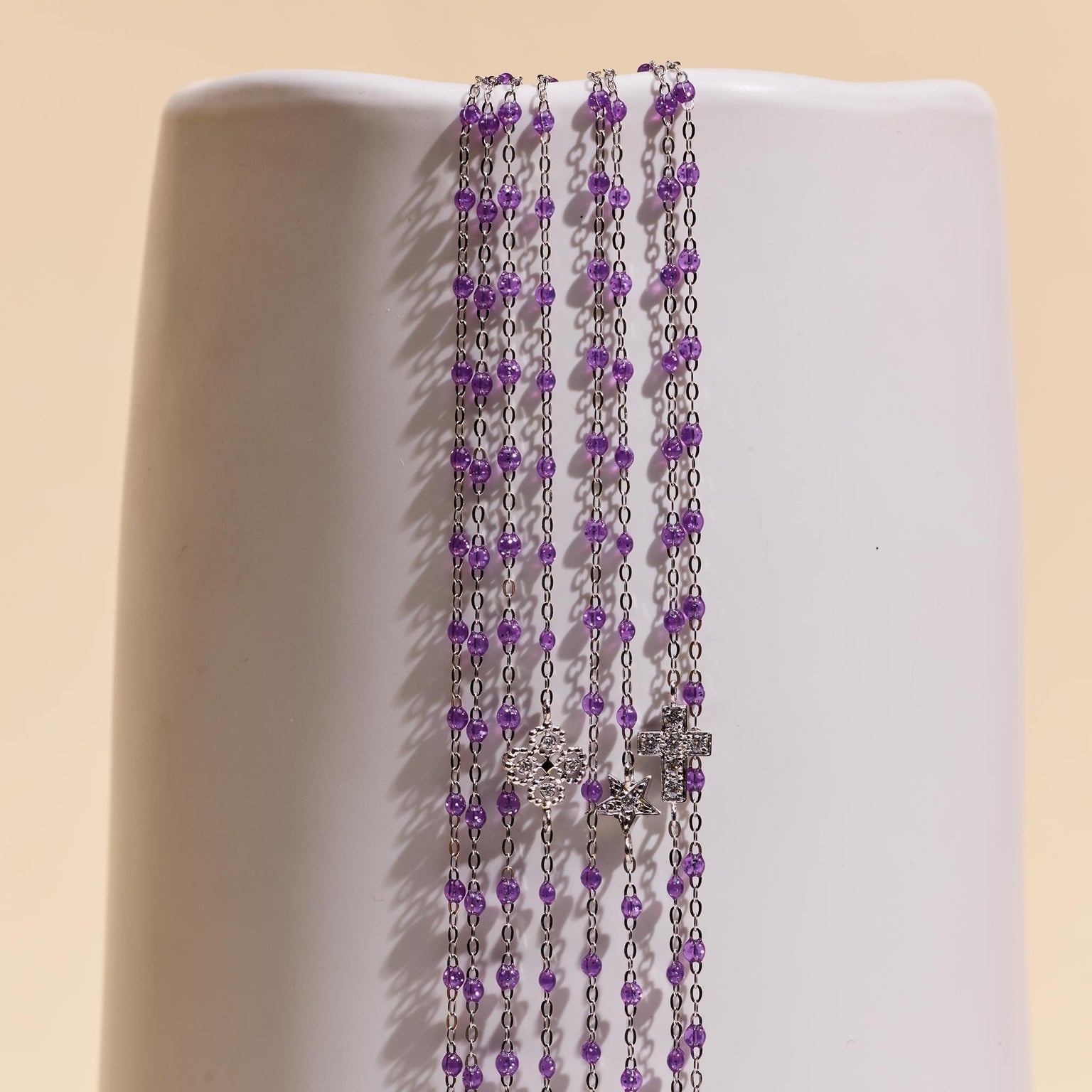 Gigi Clozeau - Classic Gigi Galaxy Bracelet, White Gold, 6.7"