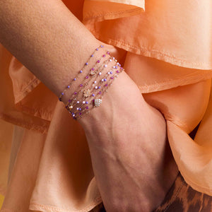 Gigi Clozeau - In Love Diamond Bracelet, Sparkle, Rose Gold, 6.7"