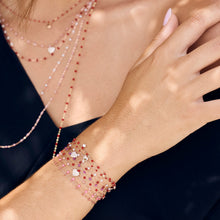 Gigi Clozeau - Classic Gigi Fuchsia bracelet, Yellow Gold, 6.7"