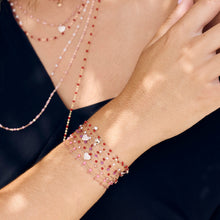 Gigi Clozeau - In Love Diamond Bracelet, Blush, Yellow Gold, 6.7"