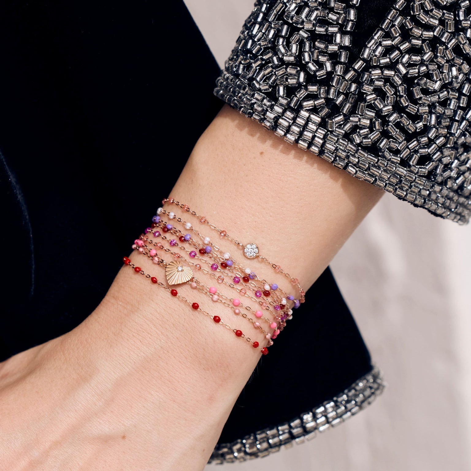 Gigi Clozeau - Classic Gigi Rosée bracelet, Yellow Gold, 6.7"