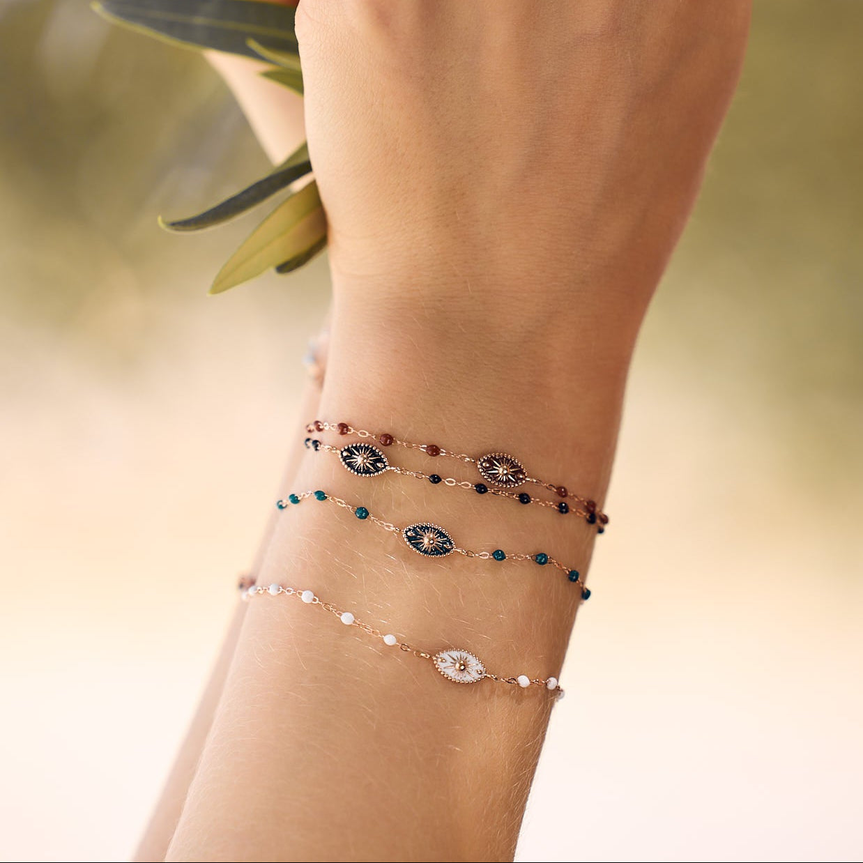 Gigi Clozeau - Karma Jungle Bracelet, Yellow Gold, 6.7"