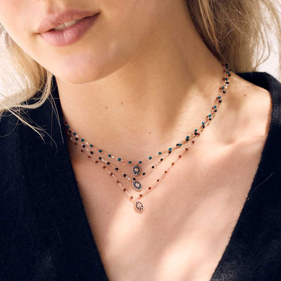 Gigi Clozeau - Karma Moka Necklace, Yellow Gold, 16.5"