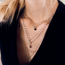 Gigi Clozeau - Classic Gigi Turquoise necklace, Yellow Gold, 16.5"