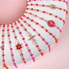 Gigi Clozeau - Flamingo Classic Gigi Pink bracelet, Rose Gold, 6.7"