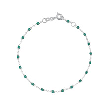 Gigi Clozeau - Classic Gigi Emerald Anklet, White Gold, 9.4"