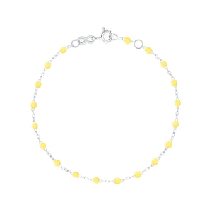 Gigi Clozeau - Classic Gigi Mimosa Anklet, White Gold, 9.4"