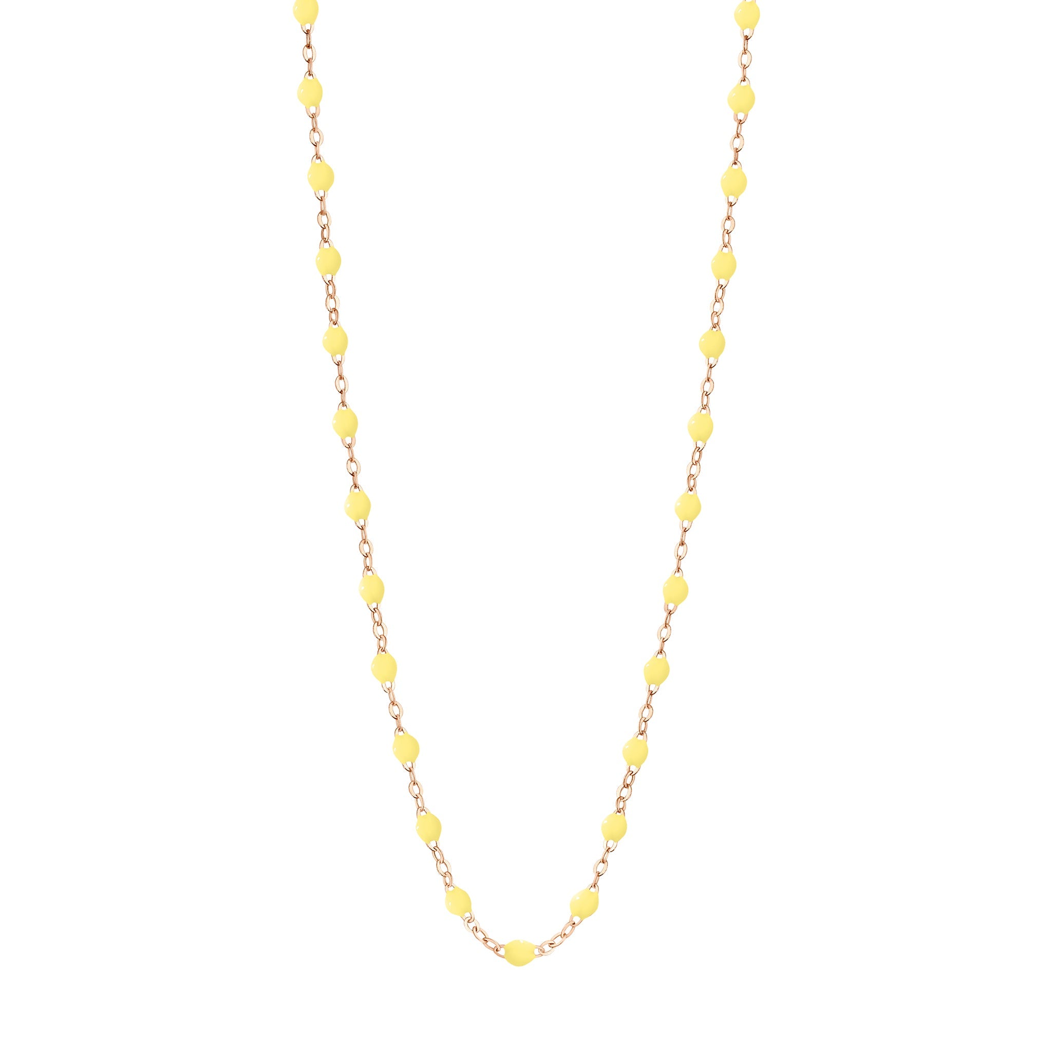 Gigi Clozeau - Classic Gigi Mimosa Necklace, Rose Gold, 19.7"
