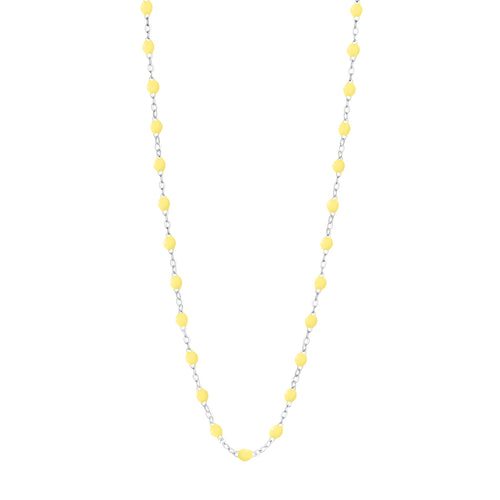 Gigi Clozeau - Classic Gigi Mimosa necklace, White Gold, 16.5