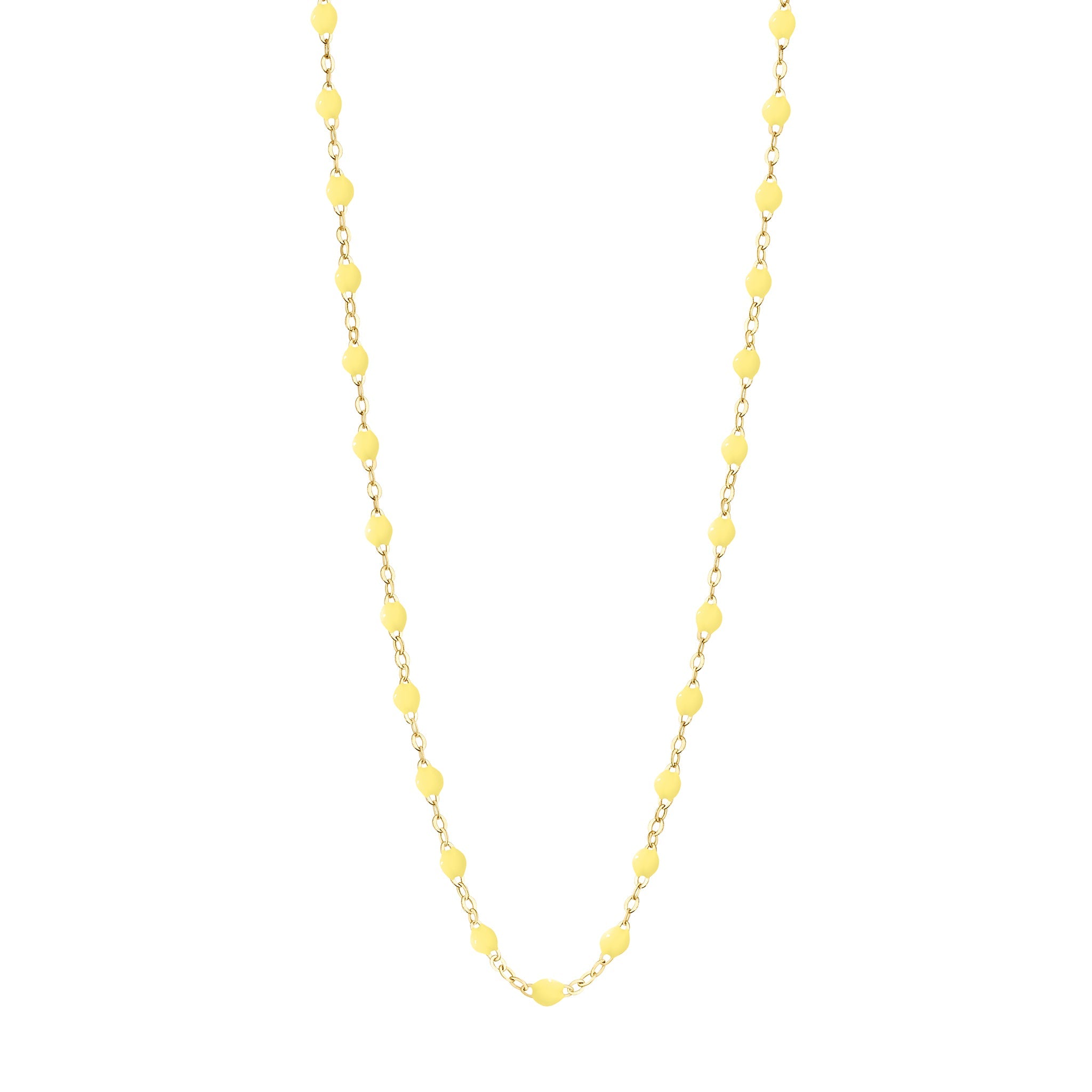 Classic Gigi Mimosa necklace, Yellow Gold, 16.5