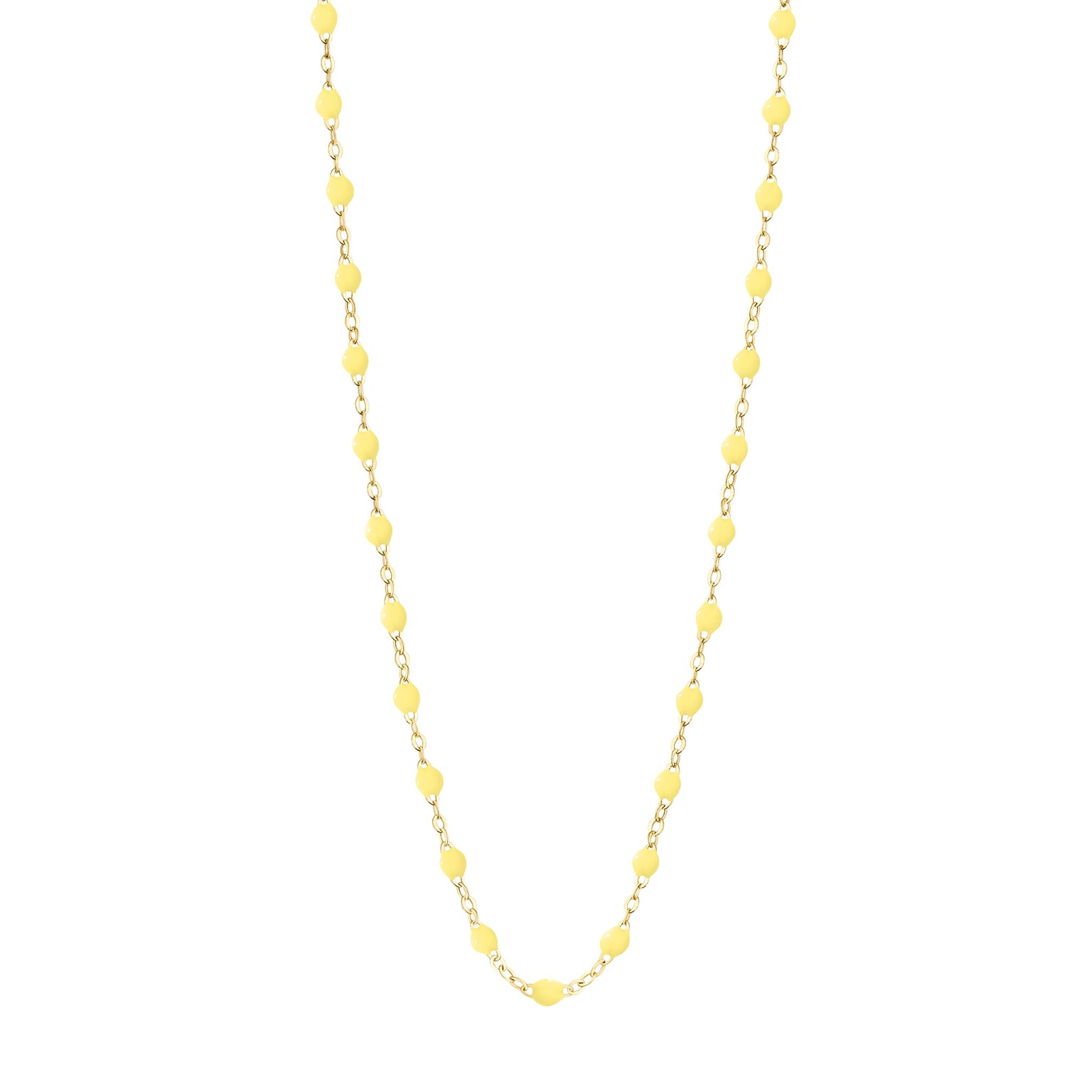 Gigi Clozeau - Classic Gigi Mimosa necklace, Yellow Gold, 16.5"