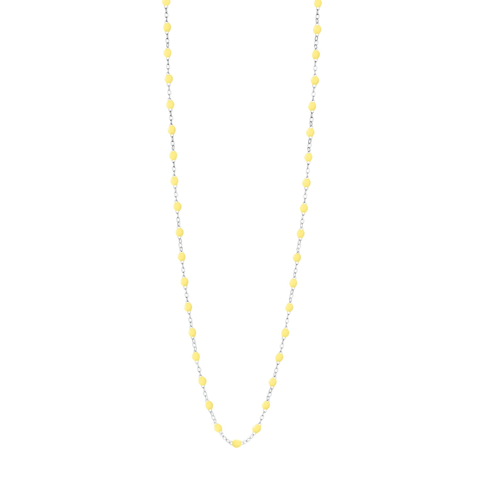 Gigi Clozeau - Classic Gigi Mimosa sautoir, White Gold, 34"