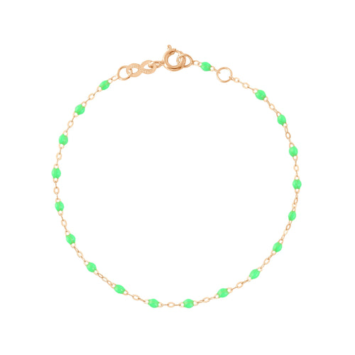 Gigi Clozeau - Classic Gigi Neon Anklet, Rose Gold, 9.4