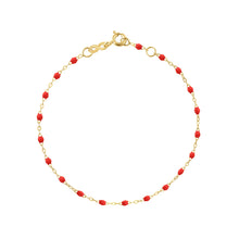 Gigi Clozeau - Classic Gigi Poppy Anklet, Yellow Gold, 9.4"