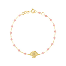 Gigi Clozeau - Clover Lumière Blush Diamond Bracelet, Yellow Gold, 6.7"